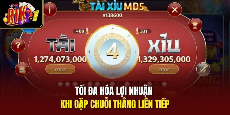 Tối đa hóa lợi nhuận khi gặp chuỗi thắng liên tiếp